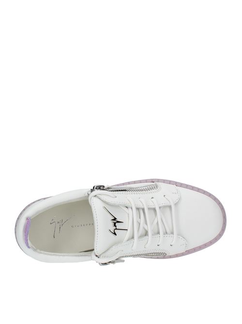 Sneakers in pelle GIUSEPPE ZANOTTI | RS20017BIANCO-LILLA